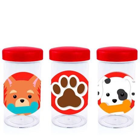 Pote de Acrílico com Tampa Festa Infantil Cachorrinhos 70ml 10 unidades - Festabox Menor preço em Pote de Acrílico com Tampa Festa Infantil Cachorrinhos 70ml 10 unidades - Festabox