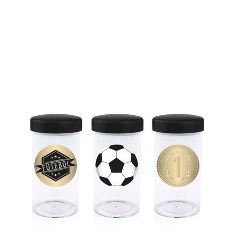 Pote de Acrílico com Tampa Futebol 70ml 10 unidades - Festabox Menor preço em Pote de Acrílico com Tampa Futebol 70ml 10 unidades - Festabox