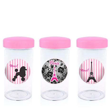Pote de Acrílico com Tampa Paris 70 ml 10 unidades - Festabox Menor preço em Pote de Acrílico com Tampa Paris 70 ml 10 unidades - Festabox