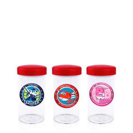 Pote de Acrílico com Tampa Super Wings 70ml 10 unidades - Festabox Menor preço em Pote de Acrílico com Tampa Super Wings 70ml 10 unidades - Festabox