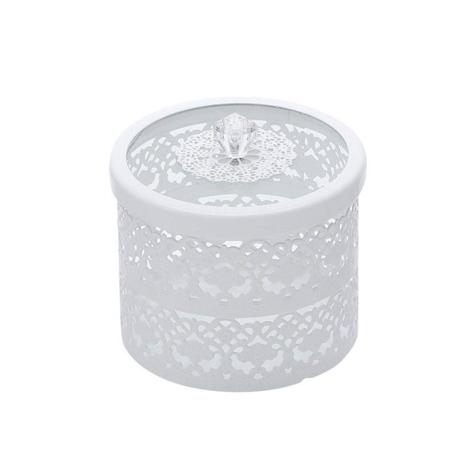 Pote de Ferro Fundido Esmaltado White 12cmx12cm Rojemac Menor preço em Pote de Ferro Fundido Esmaltado White 12cmx12cm Rojemac
