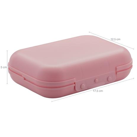 Pote De Sanduicheira Porta Lanche Ou Sanduiche Marmitou Rosa Quartzo Menor preço em Pote De Sanduicheira Porta Lanche Ou Sanduiche Marmitou Rosa Quartzo