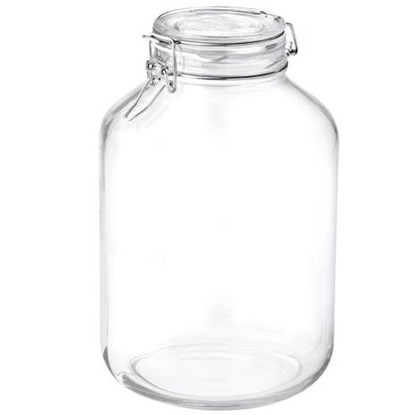 Pote de Vidro Italiano Bormioli Rocco Fido Hermético 5000ml Menor preço em Pote de Vidro Italiano Bormioli Rocco Fido Hermético 5000ml