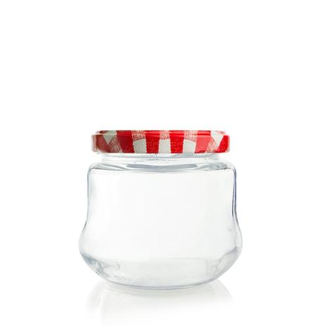 Pote de Vidro Quadrado com Tampa Xadrez Vermelho e Branco 240ml - Festabox é ruim? Pote de Vidro Quadrado com Tampa Xadrez Vermelho e Branco 240ml - Festabox é boa?
