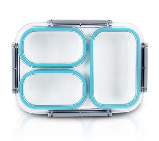 Pote Marmita c/ 3 Compartimentos  Tampa Transparente 1350 ml - Jacki design é boa?