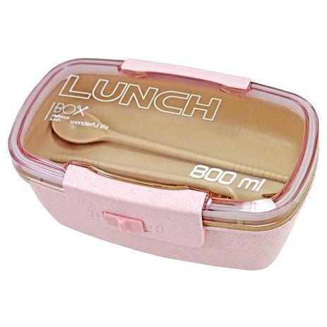 Pote Marmita Lunch Box 800ml Com Divisória - Rosa - Jacki Design é ruim? Pote Marmita Lunch Box 800ml Com Divisória - Rosa - Jacki Design é boa?