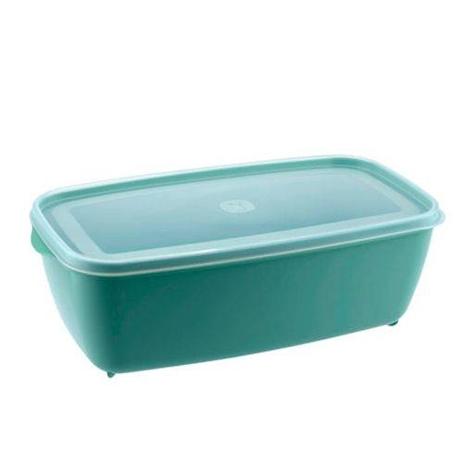 Pote multiuso retangular verde menta 3 L - Goldenhome Menor preço em Pote multiuso retangular verde menta 3 L - Goldenhome
