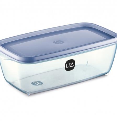 Pote multiuso vision azul translucido retangular 1,5l (uz271-azu) - uz utilidades Menor preço em Pote multiuso vision azul translucido retangular 1,5l (uz271-azu) - uz utilidades