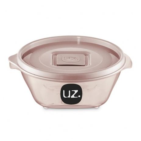 Pote multiuso vision rosa translucido 350ml (uz260-ros) uz utilidades Menor preço em Pote multiuso vision rosa translucido 350ml (uz260-ros) uz utilidades