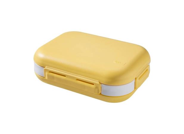 Pote para Marmita Plástico com 2 Divisórias Amarelo PicNic Coza - BRX 558 Menor preço em Pote para Marmita Plástico com 2 Divisórias Amarelo PicNic Coza - BRX 558