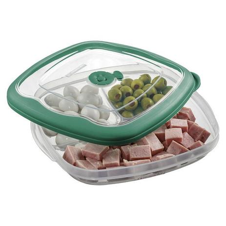 Pote petisq c/ div plástico 1,5l azul Cód. 5787 - Sanremo Menor preço em Pote petisq c/ div plástico 1,5l azul Cód. 5787 - Sanremo