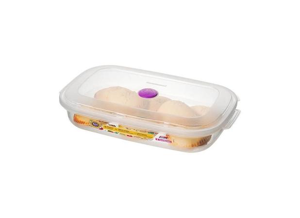 Pote Plástico Retangular 1,45 L Vac Freezer Sanremo - SAN 110 Menor preço em Pote Plástico Retangular 1,45 L Vac Freezer Sanremo - SAN 110