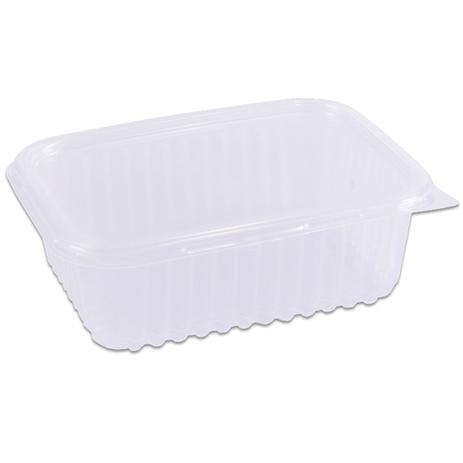 Pote Plástico Retangular Transparente Freezer/Microondas 750ml c/24 - Prafesta Menor preço em Pote Plástico Retangular Transparente Freezer/Microondas 750ml c/24 - Prafesta