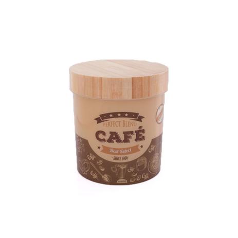 Pote Porta Mantimentos para Café Plástico Decorado 1,8 lts - Plasutil Menor preço em Pote Porta Mantimentos para Café Plástico Decorado 1,8 lts - Plasutil