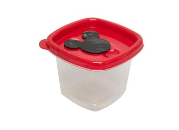 Pote Quadrado com Válvula 170 ml Mickey Plasútil - PLS 121 Menor preço em Pote Quadrado com Válvula 170 ml Mickey Plasútil - PLS 121