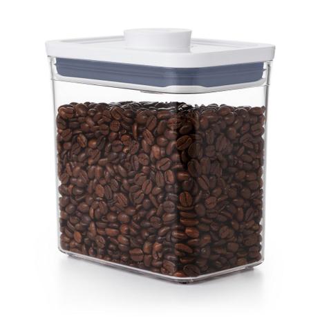 Pote Retangular em Acrílico com Tampa Hermética 1,6 Litros Pop 2.0 OXO Menor preço em Pote Retangular em Acrílico com Tampa Hermética 1,6 Litros Pop 2.0 OXO