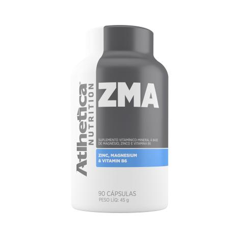 Pote Zma 90 Cápsulas Magnésio Zinco Vitamina B6 - Atlhetica - Atlhetica nutrition Menor preço em Pote Zma 90 Cápsulas Magnésio Zinco Vitamina B6 - Atlhetica - Atlhetica nutrition