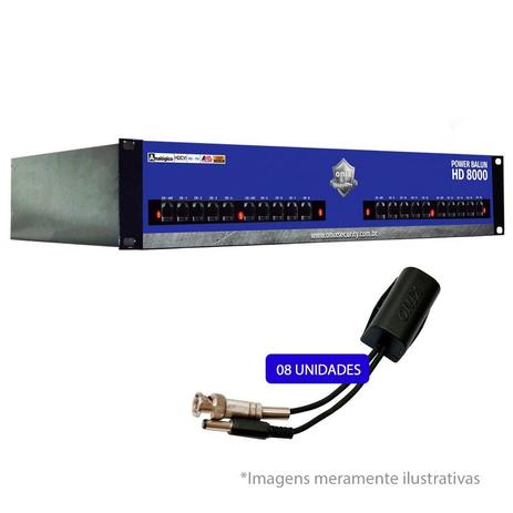 Power Balun HD 8000 Onix Security 8 Canais Completo Menor preço em Power Balun HD 8000 Onix Security 8 Canais Completo