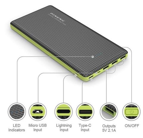 Power Bank Carregador Portatil Pineng 10.000 Mah Pn968 Preto Menor preço em Power Bank Carregador Portatil Pineng 10.000 Mah Pn968 Preto