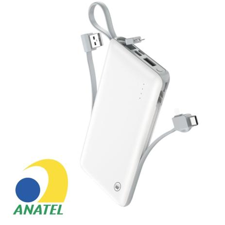 Power Bank Kimaster 24800mAh + cabo Lightning acoplado e um cabo removível Type-C/Micro USB/USB E95 Menor preço em Power Bank Kimaster 24800mAh + cabo Lightning acoplado e um cabo removível Type-C/Micro USB/USB E95