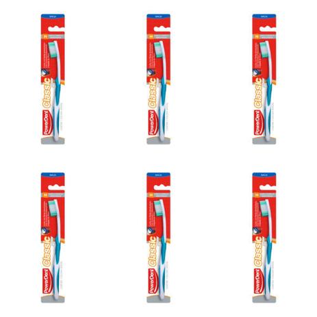 Powerdent 1011 Classic Power Escova Dental Macia (Kit C/06) Menor preço em Powerdent 1011 Classic Power Escova Dental Macia (Kit C/06)