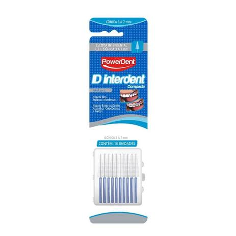 Powerdent 1240 Id Cônica Escova Dental C/10 Menor preço em Powerdent 1240 Id Cônica Escova Dental C/10