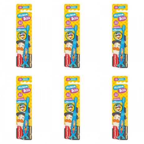 Powerdent 2149 Mundo Bita 2 A 5 Anos Escova Dental (Kit C/06) é boa?