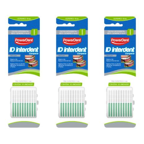 Powerdent Escova Cilíndrica Fina 4mm Refil (Kit C/03) é boa?