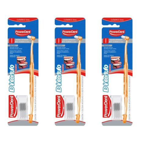 Powerdent Escova Intertufo + Cilíndrico 3mm C/6 (Kit C/03) Menor preço em Powerdent Escova Intertufo + Cilíndrico 3mm C/6 (Kit C/03)