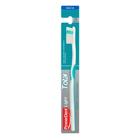 Powerdent Light Total 35 Escova Dental Macia Menor preço em Powerdent Light Total 35 Escova Dental Macia