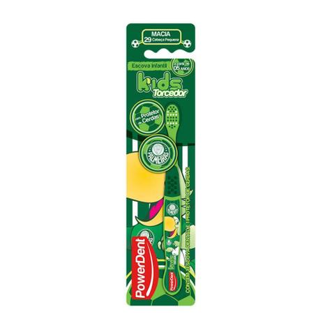 Powerdent Palmeiras Escova Dental Macia + Protetor Menor preço em Powerdent Palmeiras Escova Dental Macia + Protetor