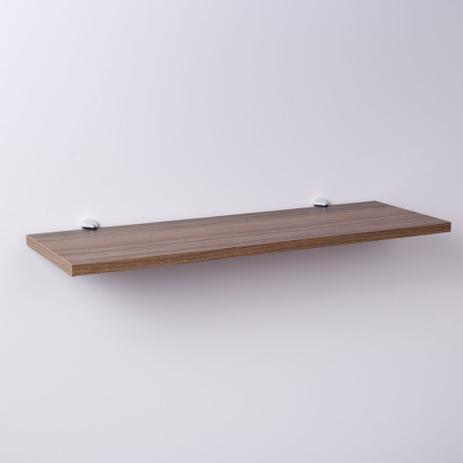 Prateleira Cor Nogal (madeira) 60 X 25cm em MDP Com Suporte Tucano - Crie Fácil Menor preço em Prateleira Cor Nogal (madeira) 60 X 25cm em MDP Com Suporte Tucano - Crie Fácil