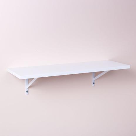 Prateleira Crie Fácil Branca 100 X 20cm Com Suporte Mão Francesa - Pontto lar Menor preço em Prateleira Crie Fácil Branca 100 X 20cm Com Suporte Mão Francesa - Pontto lar