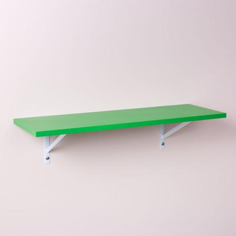Prateleira Crie Fácil Verde 40 X 20cm Com Suporte Mão Francesa - Pontto lar Menor preço em Prateleira Crie Fácil Verde 40 X 20cm Com Suporte Mão Francesa - Pontto lar