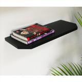 Prateleira de 50 cm para decoração de ambientes  mdf laqueado  preto - Jpf móveis é boa?