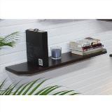 Prateleira de 80 cm para decoração de ambientes mdf laqueado preto - Jpf móveis Menor preço em Prateleira de 80 cm para decoração de ambientes mdf laqueado preto - Jpf móveis