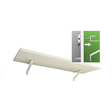 Prateleira de madeira para drywall 30x60cm branca Utilfer - Zamar Menor preço em Prateleira de madeira para drywall 30x60cm branca Utilfer - Zamar