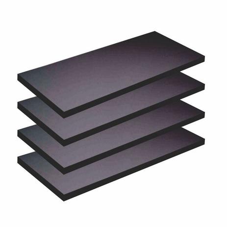 Prateleira De Parede em Mdf Preto 45x25 Com Suporte Invisível Kit Com 4 - Poma shop Menor preço em Prateleira De Parede em Mdf Preto 45x25 Com Suporte Invisível Kit Com 4 - Poma shop