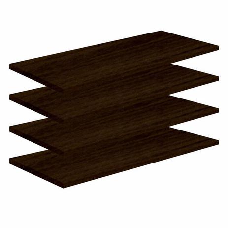 Prateleira De Quarto em Mdf Tabaco 65x10 Com Suporte Invisível Kit Com 4 - Poma shop é boa?