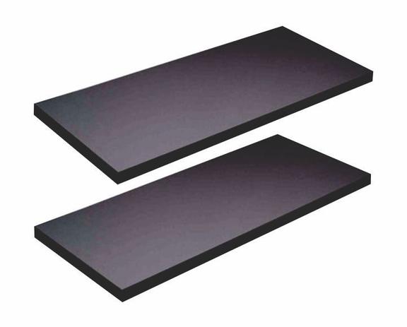 Prateleira De Quarto Kit Com 2 em Mdf Preto 65x25 Com Suporte Invisível - Poma shop Menor preço em Prateleira De Quarto Kit Com 2 em Mdf Preto 65x25 Com Suporte Invisível - Poma shop