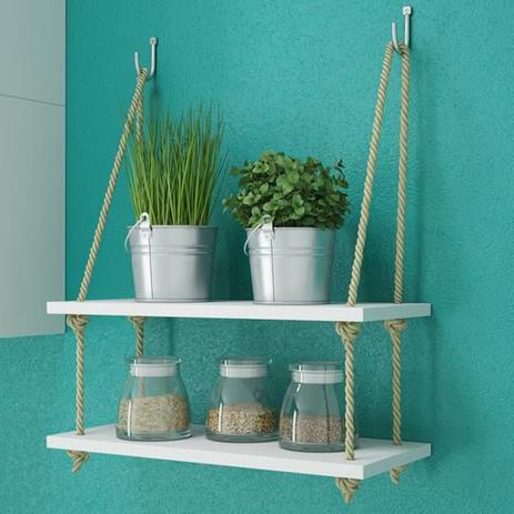 Prateleira Decorativa Linha Nature BPL 24 - BRV Móveis - Branco Menor preço em Prateleira Decorativa Linha Nature BPL 24 - BRV Móveis - Branco