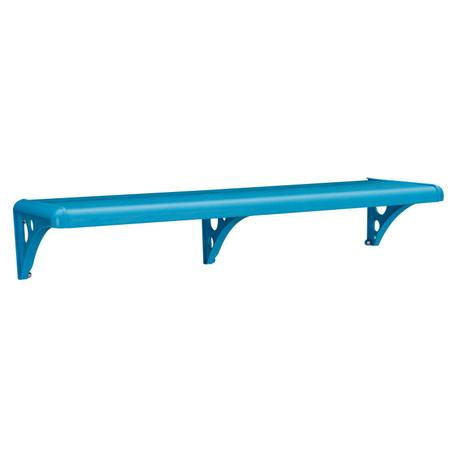 Prateleira em Plástico com Suporte 40cmx20cm Astra Azul Menor preço em Prateleira em Plástico com Suporte 40cmx20cm Astra Azul