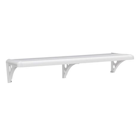 Prateleira em Plástico com Suporte 60cmx20cm Astra Branco Menor preço em Prateleira em Plástico com Suporte 60cmx20cm Astra Branco