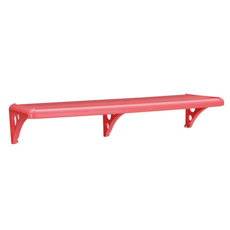 Prateleira em Plástico com Suporte 80cmx20cm Astra Goiaba Menor preço em Prateleira em Plástico com Suporte 80cmx20cm Astra Goiaba