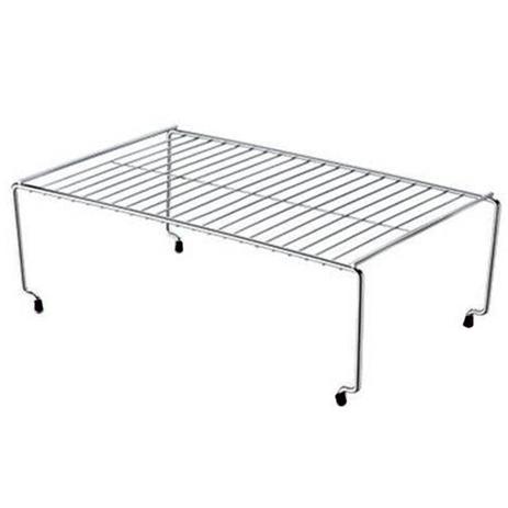 Prateleira Empilhável Suporte Aço Cromado Organizador Multiuso 44x25x18cm Armário Cozinha Closet - Nacional Menor preço em Prateleira Empilhável Suporte Aço Cromado Organizador Multiuso 44x25x18cm Armário Cozinha Closet - Nacional