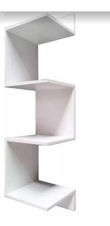 Prateleira Estante Livros Nicho De Canto Reto Mdf Branco - Marcenria Blanco Menor preço em Prateleira Estante Livros Nicho De Canto Reto Mdf Branco - Marcenria Blanco