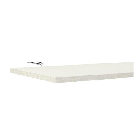 Prateleira Madeira Tramontina Modulare com Suporte Plástico 90X25cm Branco 91274/095 Menor preço em Prateleira Madeira Tramontina Modulare com Suporte Plástico 90X25cm Branco 91274/095