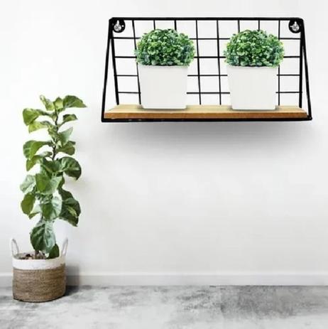 Prateleira Nicho Aramado Parede Decoração Banheiro 37cm - Coisaria Menor preço em Prateleira Nicho Aramado Parede Decoração Banheiro 37cm - Coisaria
