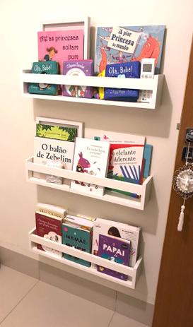 Prateleira para Livros Quarto Infantil Montessoriano 60cm - 3 peças - Eita! casa perfeita Menor preço em Prateleira para Livros Quarto Infantil Montessoriano 60cm - 3 peças - Eita! casa perfeita