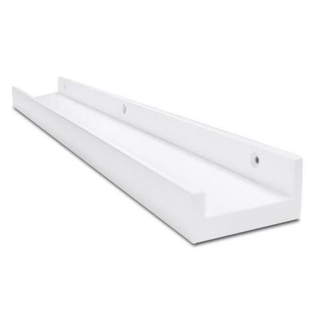 Prateleira Porta-Quadro Branco 90cm Moldurarte Menor preço em Prateleira Porta-Quadro Branco 90cm Moldurarte
